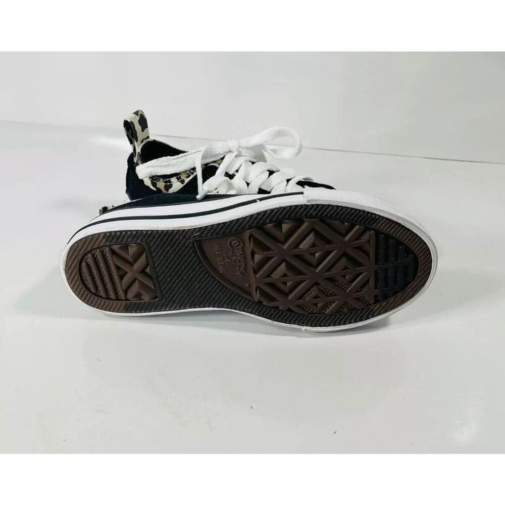 Converse Girl's CTAS Double Upper OX Black/Driftwood Sneakers-Sz 11 NWB 667211F - Picture 3 of 6